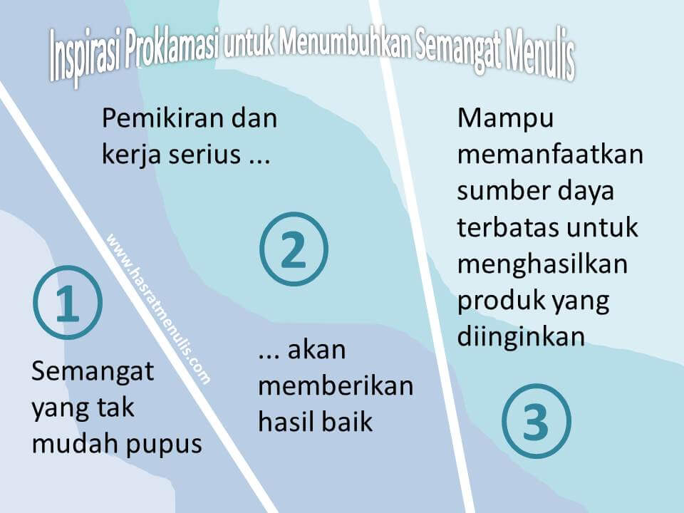 cara menumbuhkan semangat menulis