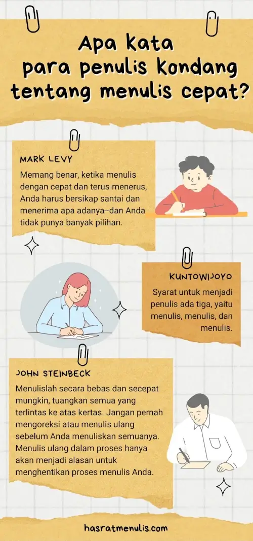 quote menulis cepat