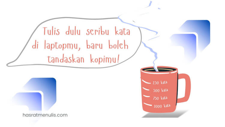 secangkir kopi penakar kata